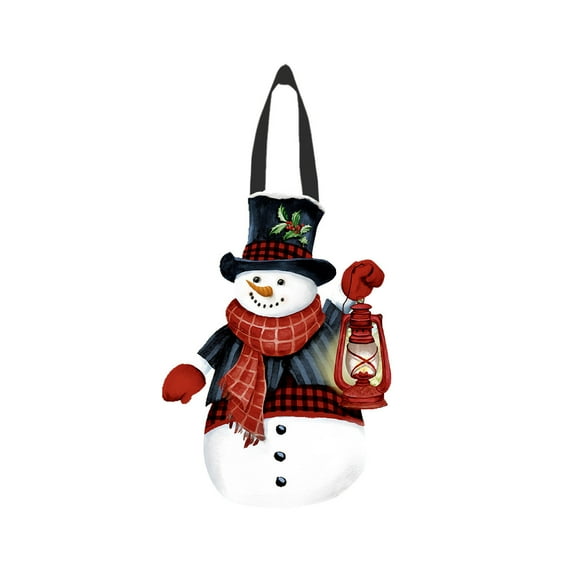 Briarwood Lane Snowman and Friends Wood Door Hanger