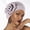 B, variant on Floral Pleated Headband Turban Head Wrap with Solid Color Cap - Soft Stretch Breathable Underscarf for Women, Chemo Cancer Hat, Hijab Inner Base, Daily Sleep Wear, Black, Under $4