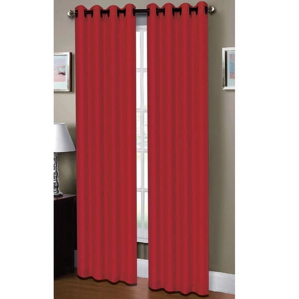 Raphael Heathered Faux Linen Extra Wide Grommet Curtain Panels