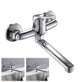 thumbnail image 3 of Wall Mount Kitchen Faucet  Rotatable Single Brass Handle Faucet With 7CM Spout, 3 of 9
