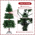 thumbnail image 3 of TOOL1SHOoo  6FT Christmas Tree Artificial Christmas Tree Fake Fluffy Xmas Trees Holiday Decoration with Metal Foldable Stand, 3 of 9