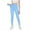 Light Blue, variant on Girls Leggings with Pockets High Waisted Yoga Workout Athletic Dance Running Pants Kids Teen for 5-13 Years