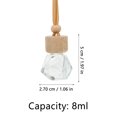 thumbnail image 2 of VERDANVERSE 10Pcs Empty Car Diffuser Bottles 5.00X2.70X2.70CM Glass for Car Use Remove Odor Simple Design, 2 of 8