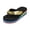 Gold, variant on Women's Sparkly Sequin Wedge Flip Flops Colorful Striped Sole Split Toe Arch Support Orthopedic Non Slip Lightweight Comfortable Platform Slides Shoes Summer Beach Vacation Daily Casual Sandals