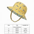 thumbnail image 3 of Gibobby Baby Sun Hat UPF 50+ Sun Protective Toddler Bucket Hat Cartoon Print Wide Brim Summer Outdoor Play Beach Hat for Boys Girls 12-18 Months 1T 2T 3T 4T 5T 6T(L,Green), 3 of 5