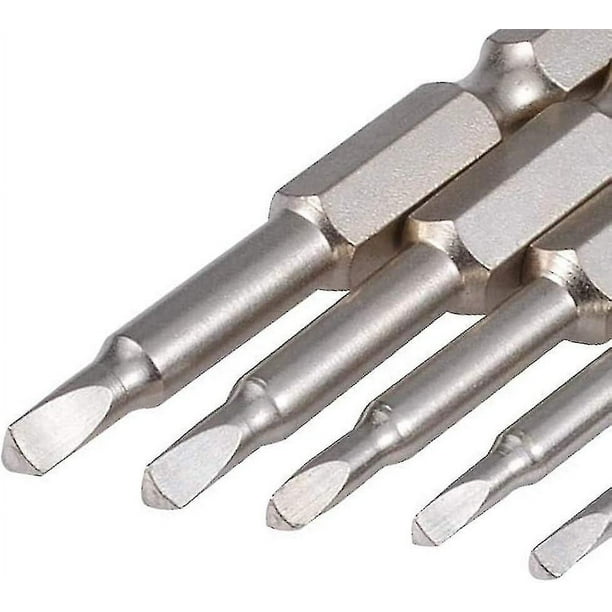 Embouts De Tournevis Plats Magnétiques SL5 – En Acier S2, Taille 5mm, Lot D'1
