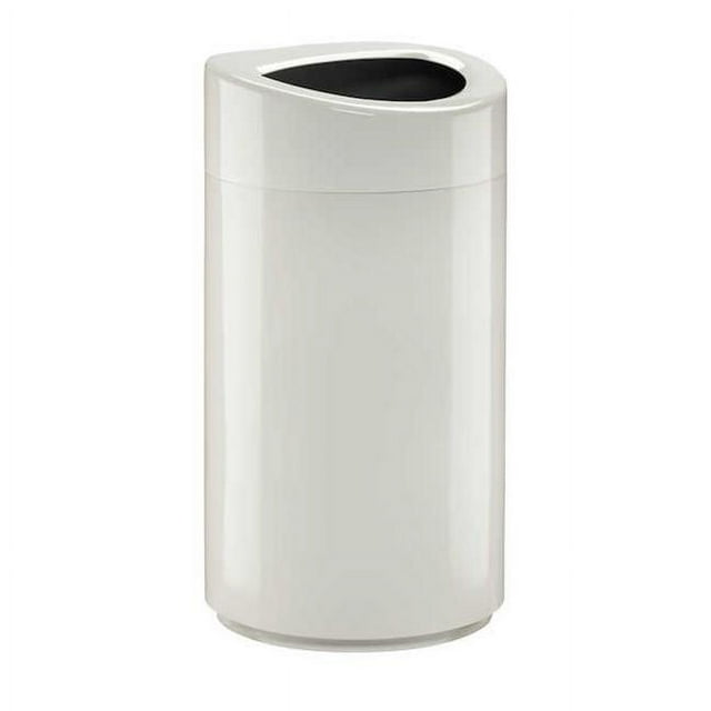 Safco 9921WH Réceptacle Ouvert 14 gal - Blanc - 33.25 x 20 x 20 Po.