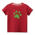 thumbnail image 1 of MeetoTime T-shirt en Coton pour Tout-Petits Garçons Filles Mignon Col Rond Imprimé Manches Courtes 3-10 Ans, 1 of 4