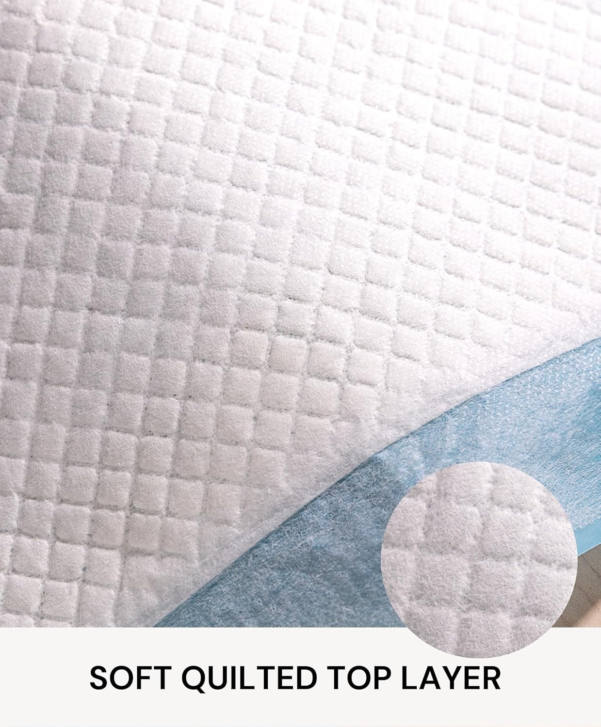 Leak-Proof Large Puppy Pads, 50 Count, 30" X 23". Training Pee Pads with Superb Absorption, Quick-Drying, Odor Neutralizer, & Multi-Layer Design
