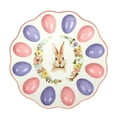 thumbnail image 2 of Certified International Easter Garden 3-D Deviled Egg Plate, 12" Diameter, Multicolored, 2 of 5