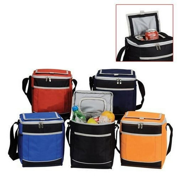 Lunch Insulated 12can Cooler, Navy, Made of 600D polyester