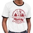 thumbnail image 2 of North Pole Brewing Co Ringer Tee Shirt Unisex Large White/Black, 2 of 5