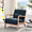 blue, variant on Lovableguy Modern Accent Chair,Wide Comfy Reading Chair for Adults with Solid Wood Armrests and Legs,Single Sofa Chair for Living Room and Bedroom,Frosty Green