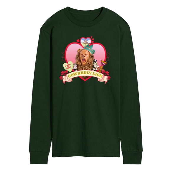 Wizard of Oz - Heart Cowardly Lion - Men's Long Sleeve T-Shirt