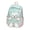 Green pink, variant on Youthful Bear Decorated School Backpack Practical Nylon For Students Spacious Compartments Book Bag