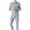 Dark Gray, variant on Long Johns Thermal Underwear for Men Fleece Lined Base Layers Set for Cold Weather Casual Solid Fleece Lined Plus Velvet Top Pants Bottoming Suit -Dark Gray