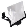 thumbnail image 1 of 8-14 inches Phone Screen Magnifier 3D Video Amplifier Pulling Type Magnifier Folding Rack for Home Office Black, 1 of 8