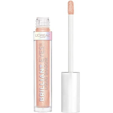 L'Oreal Paris Makeup Brilliant Eyes Shimmer Liquid Eye Shadow, Longwearing Lasting Shimmer, Crease Resistant, Flake-proof, Precision Applicator, Quick Dry, Non-greasy, 475 Seeing Stars, 0.1 fl oz