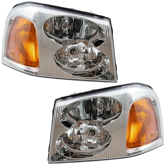 Brock Headlight for 2002-2009 Envoy Set 15866071 2004-2005 Envoy XUV 2002-2006 Envoy XL