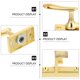 thumbnail image 4 of 1 cerradura de metal para puerta, cerradura de seguridad, cerradura de madera para puerta y ventana, para casa, hotel., 4 of 6