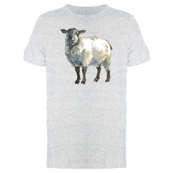 Sheep Painting T-Shirt Men -Image by Shutterstock, Male x-Large