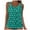 Green, variant on Sakmal Blue Women Bathing Suits Tankinis Padded Plus Size Swimwear Polka Dot Sleeveless Tankini Tops