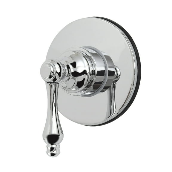 Kingston Brass KS4031AL Restoration Single-Handle Six-Way Diverter Valve with Round Trim Kit, Polished Chrome