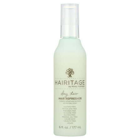 Hairitage Hydrating Refresher Hair Spray for All Hair Types, 6 oz