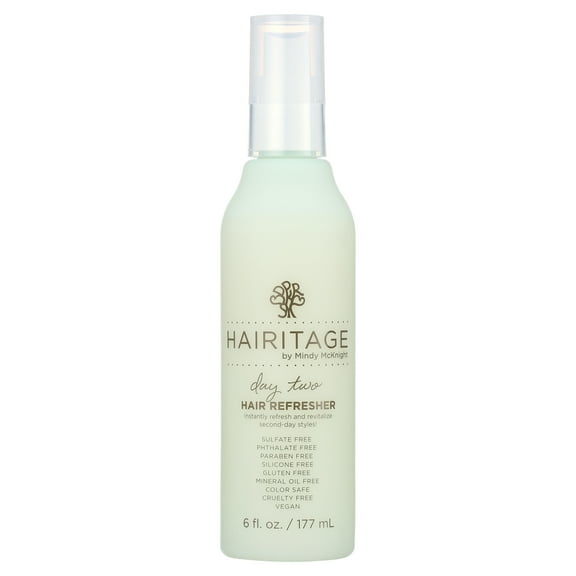 Hairitage Hydrating Refresher Hair Spray for All Hair Types, 6 oz