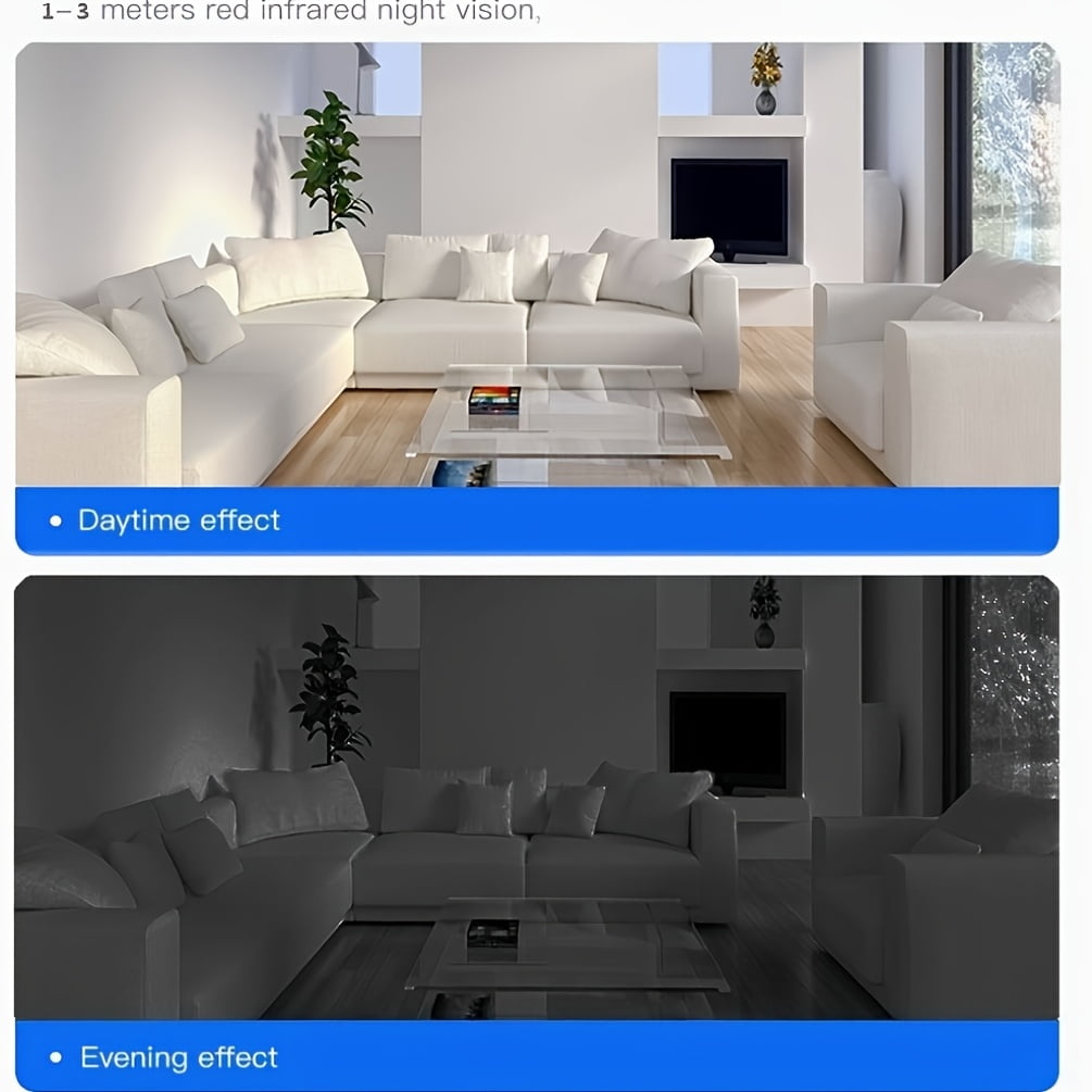 Wireless Security Camera A9: 150° Rotation & Wide-Angle Lens, 2.4GHz WiFi Indoor/Outdoor Camera with Night Vision for Home, Pet, Baby Monitoring