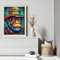 thumbnail image 2 of Hilo Algodón Bordado 11CT Colo Monkey Punto Cruz 40x55cm Rojo, 2 of 9