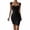 Black, variant on Womens Sweetheart Neck Cap Sleeve Ribbed Bodycon Mini Dress Form Fitting Party Night Out Clubwear