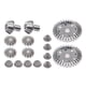 thumbnail image 3 of 1/14 Metal RC Car Diff Main Pinion Gear Set para WLtoys 144001 RC Car Truck, 3 of 7