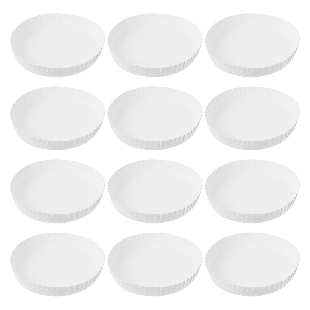 Etereauty 50Pcs Disposable Cup Lids Paper Cup Covers Paper Lid for