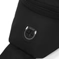 thumbnail image 4 of Bolso De Pecho Riñoneras Informales Para Hombre, Diseño De Agujeros Para Auriculares, Viajes De Negocios Oxford (Negro), 4 of 7