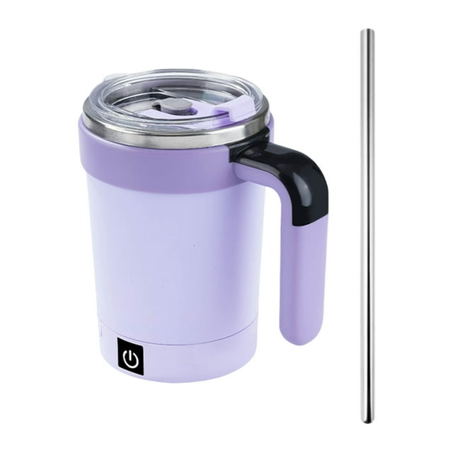 Self Stirring Coffee Cup with Temperature Display and Rechargeable Smart Mixing Mug for Home and Travel 380ml Portable Automatic Stirrer Cup for Hot Chocolate Milk and Coffee