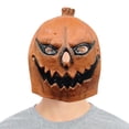 thumbnail image 1 of Latex Pumpkin Head Stage Performance Dance Makeup Props Masquerade, 1 of 10