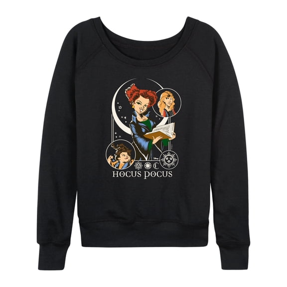 Hocus Pocus - Celestial Art Nouveau - Women's French Terry Long Sleeve Pullover