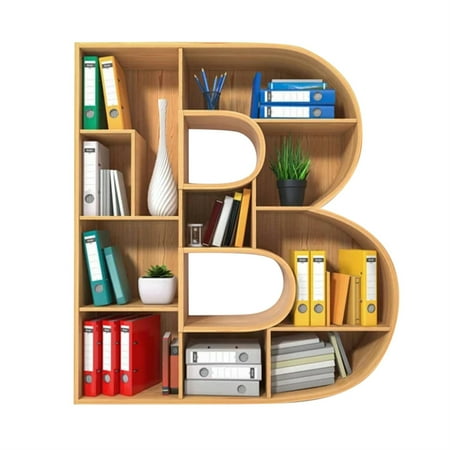 

Letter Books Wooden Pendants Bookshelf Books Library Xmas Decor Gift for Librarian Book Reading Lover B
