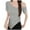 Gray, variant on Women One Shoulder Off Shoulder Short Sleeves Side Split Irregular Hem Slim Fit Blouse Tops Gray Free Size