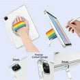 thumbnail image 5 of SaniMore for iPad Pro 11 2022/2021/2020/2018, iPad Air 5th/4th Generation/iPad 10.9" 2020 Cover with 360°Rotating Rainbow Wristlet Pencil Holder,  Hidden Bracket Heavy Duty Shockproof Shell, Gold, 5 of 8