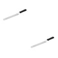 thumbnail image 3 of kurtrusly Stainless Steel Spatula Palette Knife Set Cake Decorating Smooth Tools Kit black & white 27.2cm 1pcs 2Set, 3 of 6