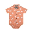 thumbnail image 3 of Little Lad Newborn Boys' Short Sleeve Shirt and Short, 2-Piece Set, Sizes 0-3M-6-9M, 3 of 4