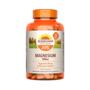 Sundown Naturals Magnesium 500 mg Caplets 180 ea (Pack of 6)