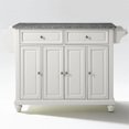 thumbnail image 3 of Crosley Furniture Cambridge Wood Kitchen Island in White/Gray, 3 of 9
