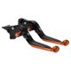 thumbnail image 1 of Palancas de freno y embrague largas y cortas para Yamaha MT-07 2014-2022, palanca de freno ajustable de motocicleta de aleación de aluminio, mango negro con extremo naranja, 1 par, 1 of 1