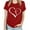 Red, variant on Njagoc3 Luminous Religious Symbol Unisex Couple Oversized Streetwear Cross & Heart Glow Tee for Womens