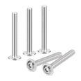 thumbnail image 1 of Uxcell Flanged Button Head Socket Cap Screws, 25 Pcs M5x40mm - 304 Stainless Steel Socket Drive Fasteners Bolts, Fully Thread Machine Screws (Silver), 1 of 5
