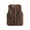 Coffee, variant on Women Fleece Vest Oversized Sleeveless Sherpa Jacket Warm Vest(Coffee,M)