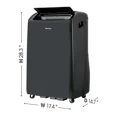 thumbnail image 5 of Restored Hisense 3-in-1 Portable Smart Air Conditioner -Grey - 10,000-BTU 450-sq. ft. (Refurbished), 5 of 7